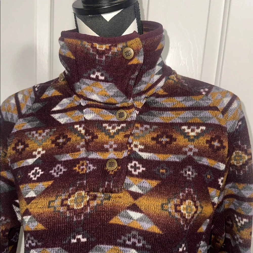 Sherpa Adventure Gear Aztec Patterned Pullover Sweater